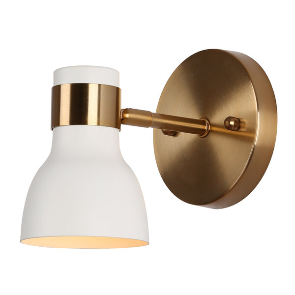 Patma 6" H White Wall Sconce