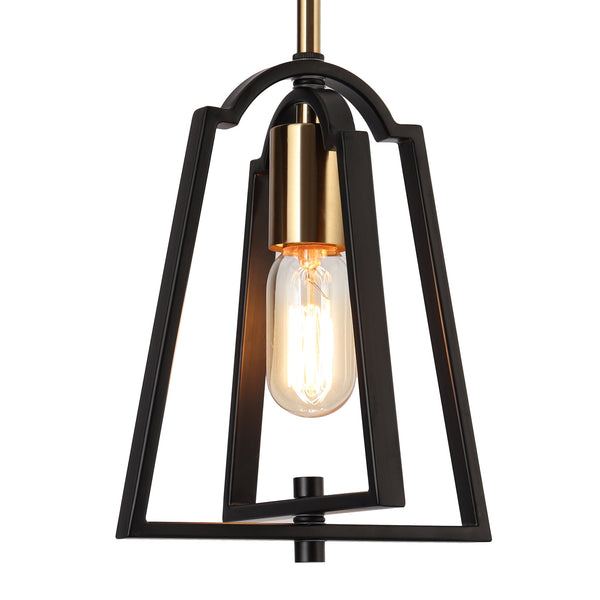 Blacky 8" Wide Black Mini Pendant