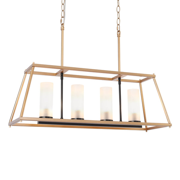 Elison 28" Wide Gold Kitchen Island Light