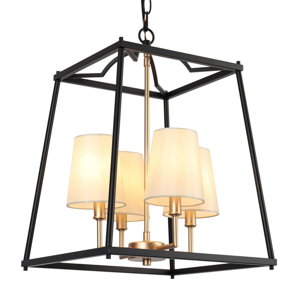 Rinus 14" Wide Black Chandelier