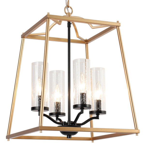 Rinus 14" Wide Gold Chandelier