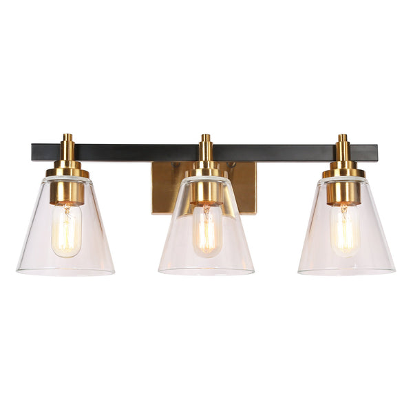 Kevan 24" Wide Brass Vanity Light