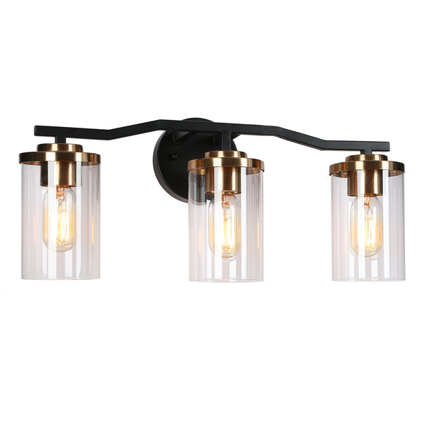 Hubery 20" Wide Black Vanity Light