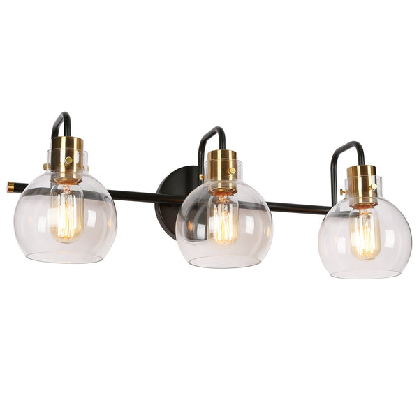 Hedda 23" Wide Black Vanity Light