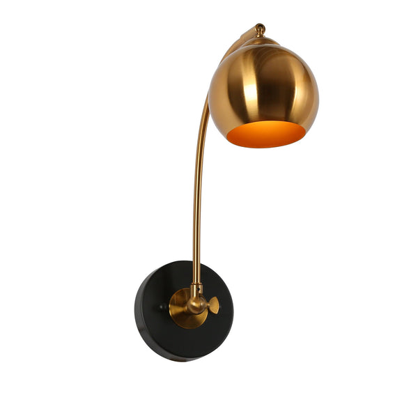 Teman 14" H Black Wall Sconce