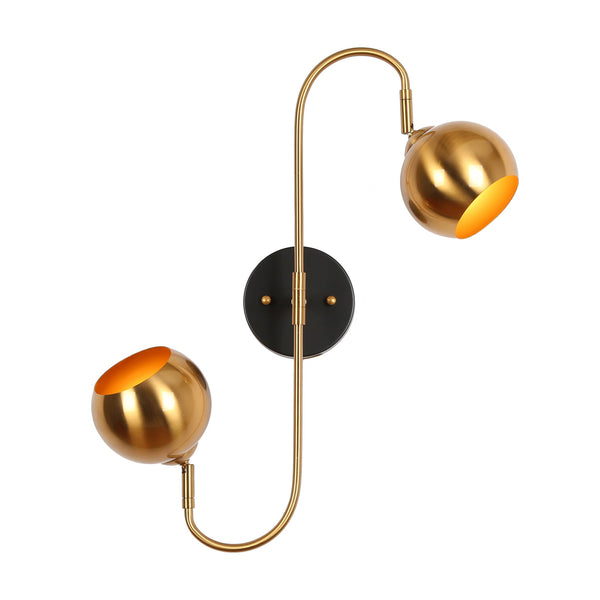 Teman 20" H Brass Wall Sconce