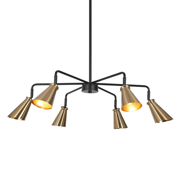 Conakry 33" Wide Black Chandelier