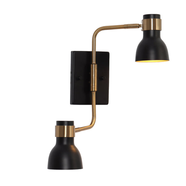 Patma 17" H Black Wall Sconce