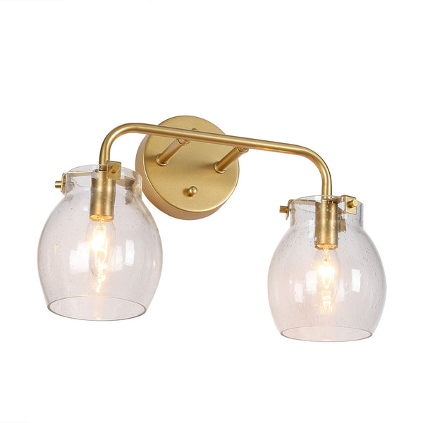 Veit 14" Wide Gold Vanity Light
