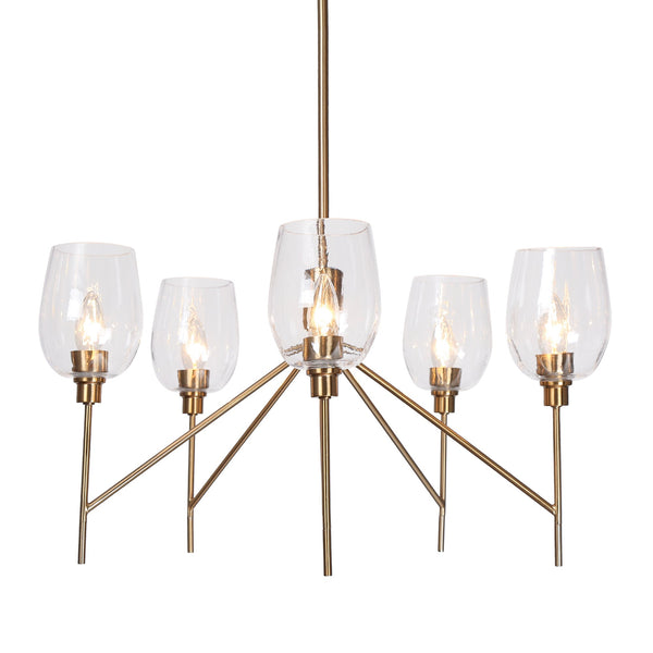Chasel 24" Wide Gold Chandelier