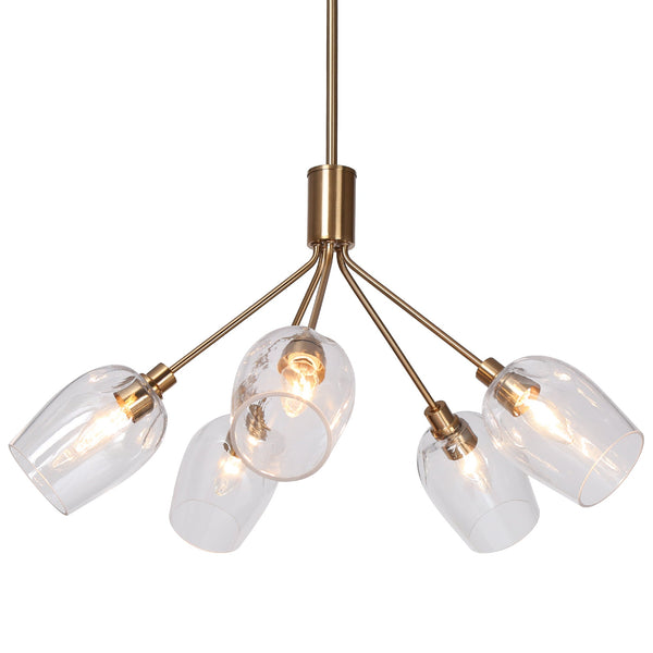 Chasel 23" Wide Gold Chandelier