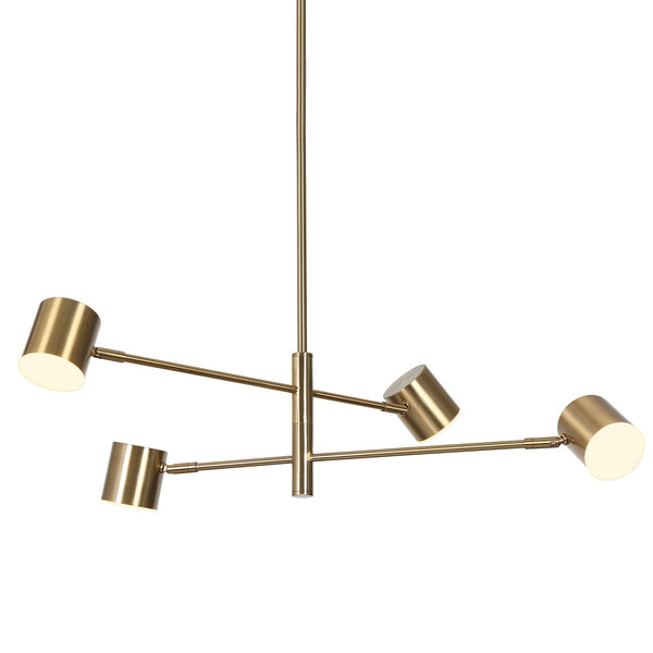 Fion 22" Wide Gold LED Chandelier