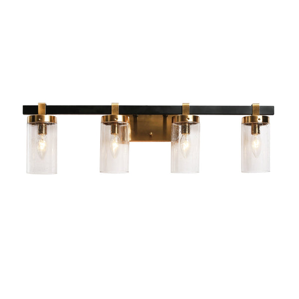 Rudolf 28" Wide Brass Vanity Light