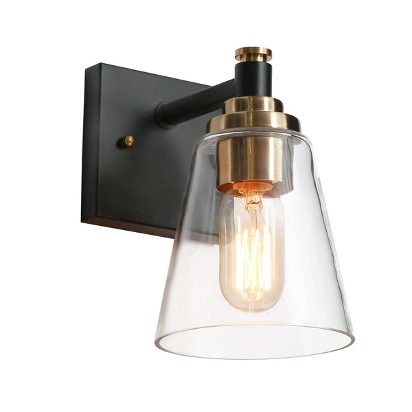Belem 8" H Black Wall Sconce
