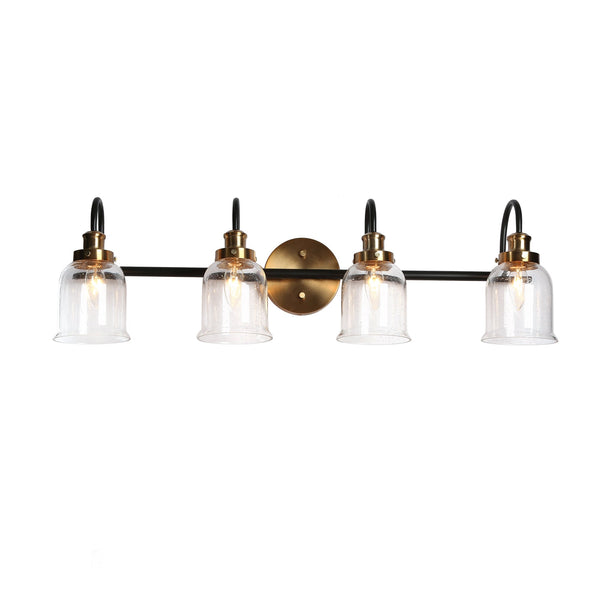 Duka 28" Wide Brass Vanity Light