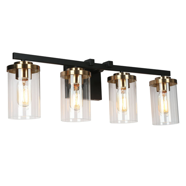 Mavis 27" Wide Black Vanity Light