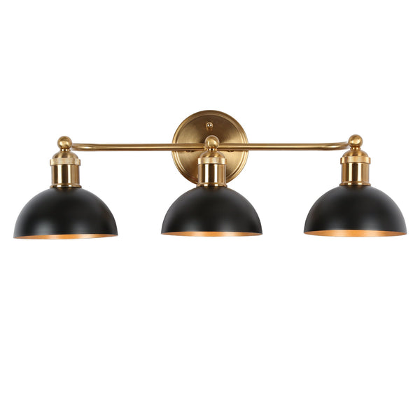 Ryden 22" Wide Black Vanity Light