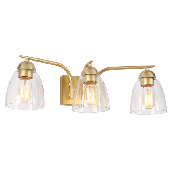 Daryl 21" Wide Gold Vanity Light
