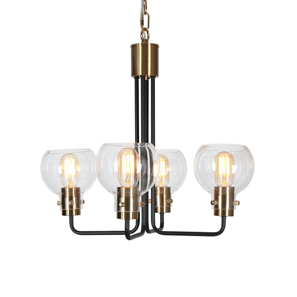 Hedda 20" Wide Black Chandelier