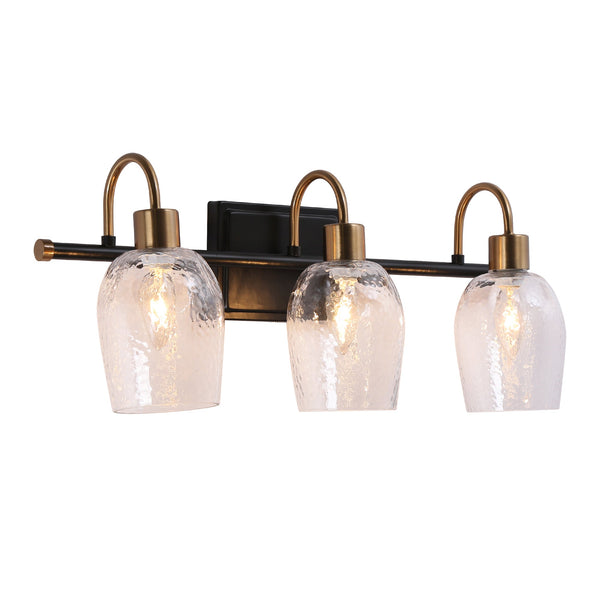 Arkle 22" Wide Black Vanity Light