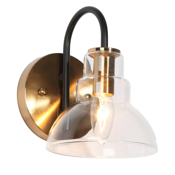 Frey 8" H Gold Wall Sconce