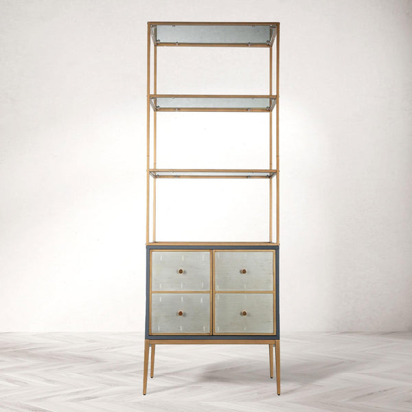 Bookcases & Standing Shelves With Storage Cabinet